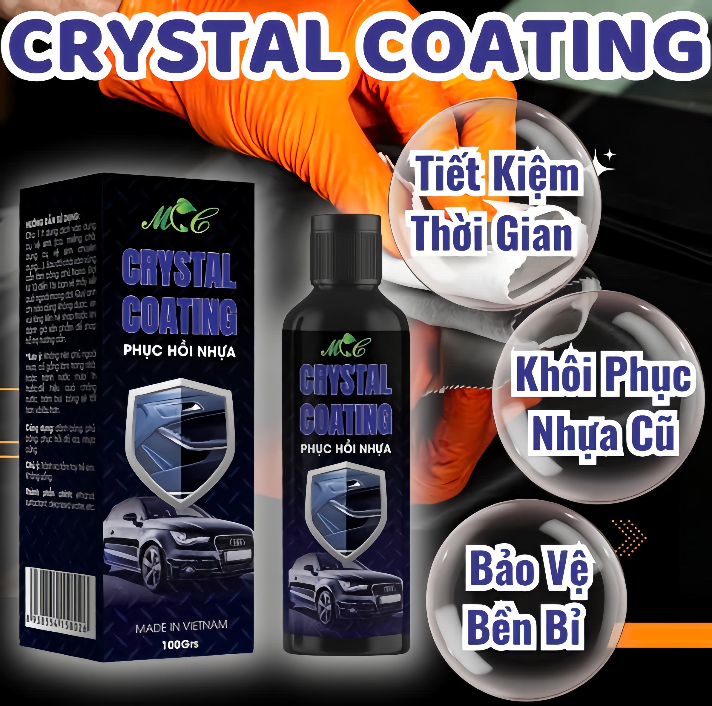 Dung dịch Phục hồi Nhựa nhám MCC Crystal Coating 100g - Ảnh 3
