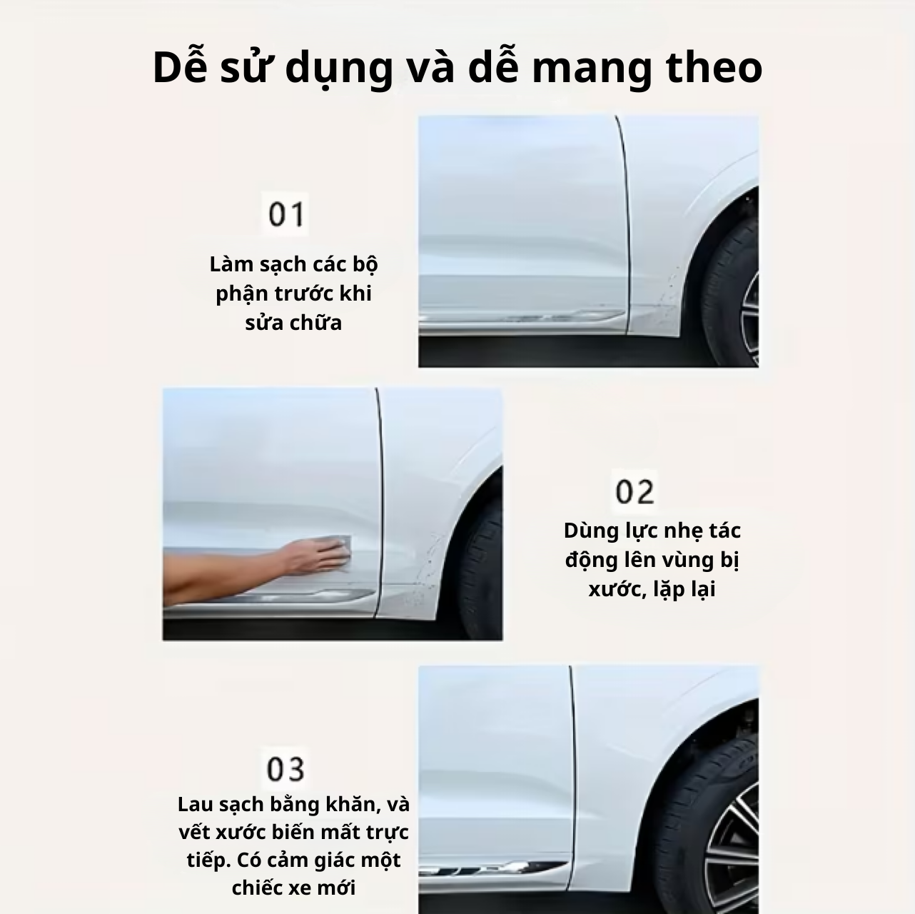 Bộ 10 Khăn Nano Xoá Vết Xước Ô Tô - Ảnh 5